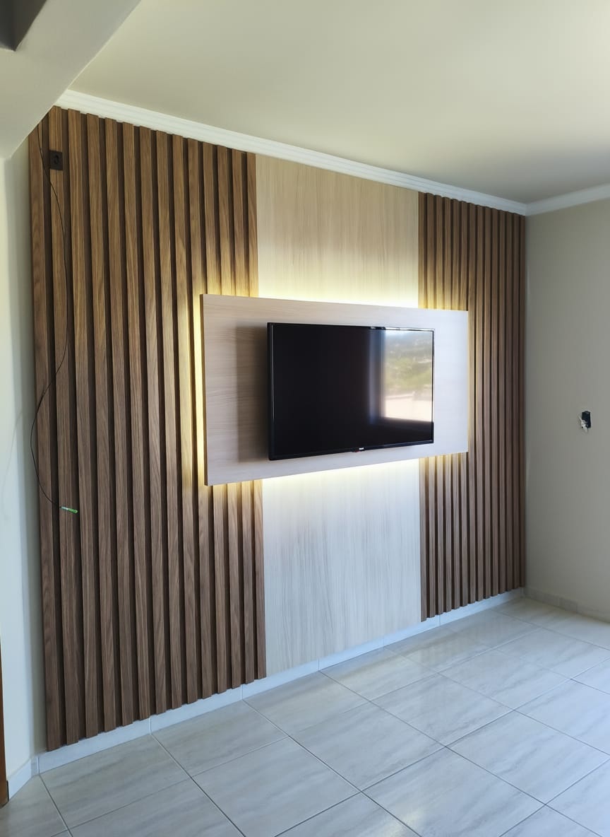 Sala planejado(a) — projeto 3 da Bispo Móveis Planejados
